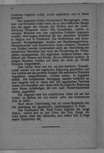 Akte und Berichte des Bureau für auswaertige Verbindungen des Kommando. 28. November 1919-1. Mai 1920